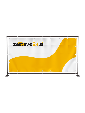 Vodoraven reklamni tekstilni transparent