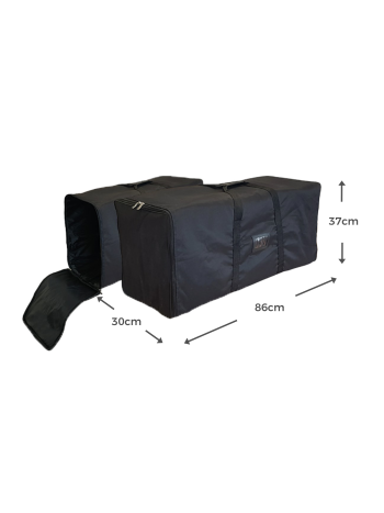 Dimenzije univerzalne transportne torbe za beachflag zastave in zastave