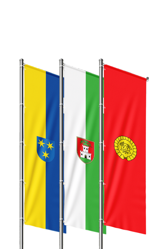 Občinske in društvene zastave